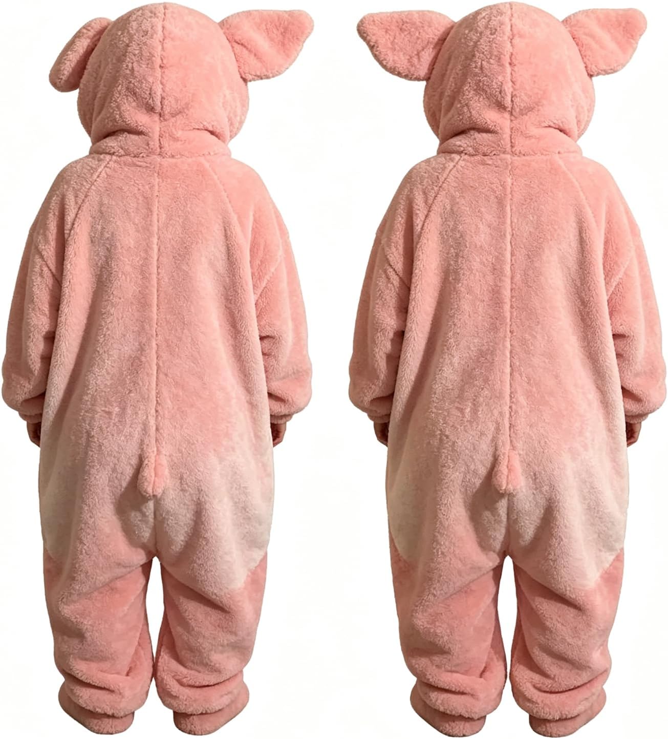 Adult Piggy Blanket Hoodie Cute Pig Onesie Pajamas Wearable Fleece Hooded One Piece Oversized Cosplay Warm Homewear