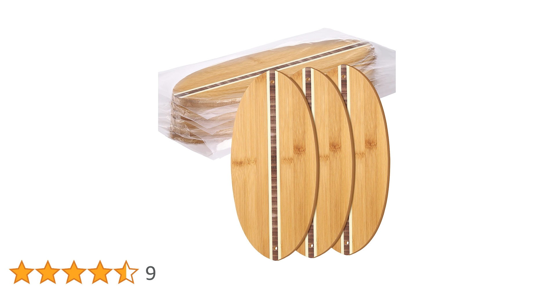 Amazon | Didaey 竹製サーフボードまな板 サーフボード型 木製