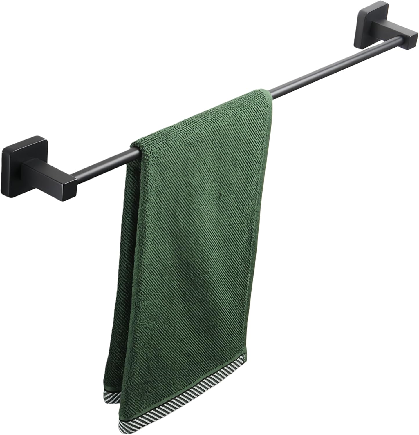 SEIDO 40 Inch Brushed Nickel Towel Bar, Heavy Duty Rust-Proof 304 Stainless Steel Bath Towel Holder, Modern Square Wall Mounted Towel Rack for Bathroom, Kitchen, RV & Hotel