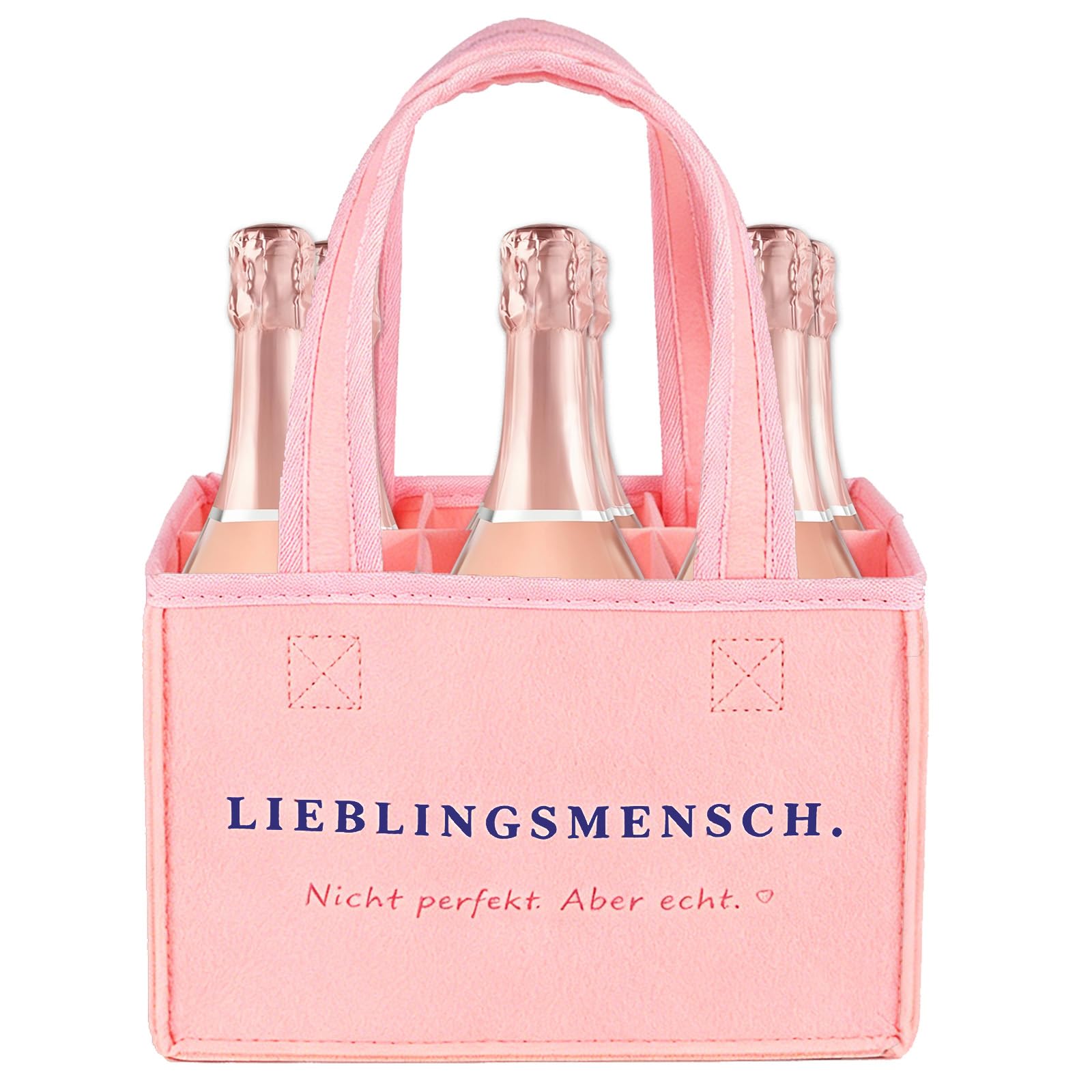 Anicy Weihnachten Geschenke Flaschentasche Filz, Lustige Geschenke für Männer und Frauen, Geburtstagsgeschenk für Männer und Frauen, Witzige Männergeschenke Männerhandtasche Bier