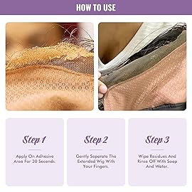 Dolahair Lace Glue Remover for Lace Wigs, Tape in Hair Extensions