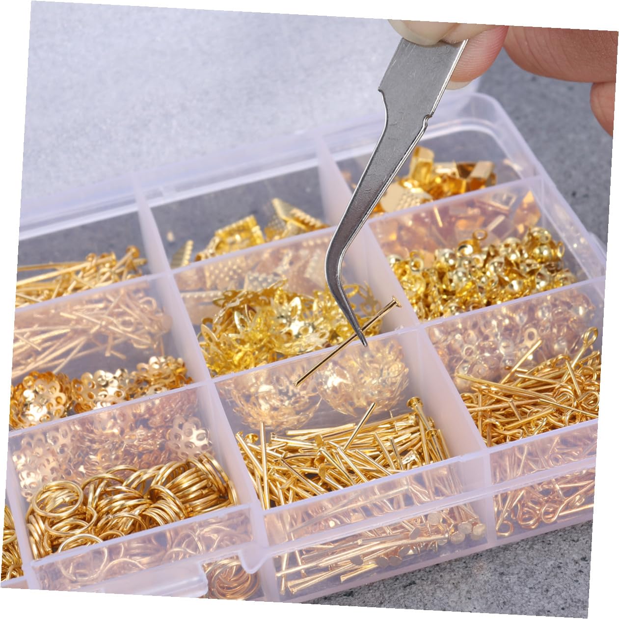 jojofuny Kit Gioielli Fai da Te in Metallo per Manualità e DIY