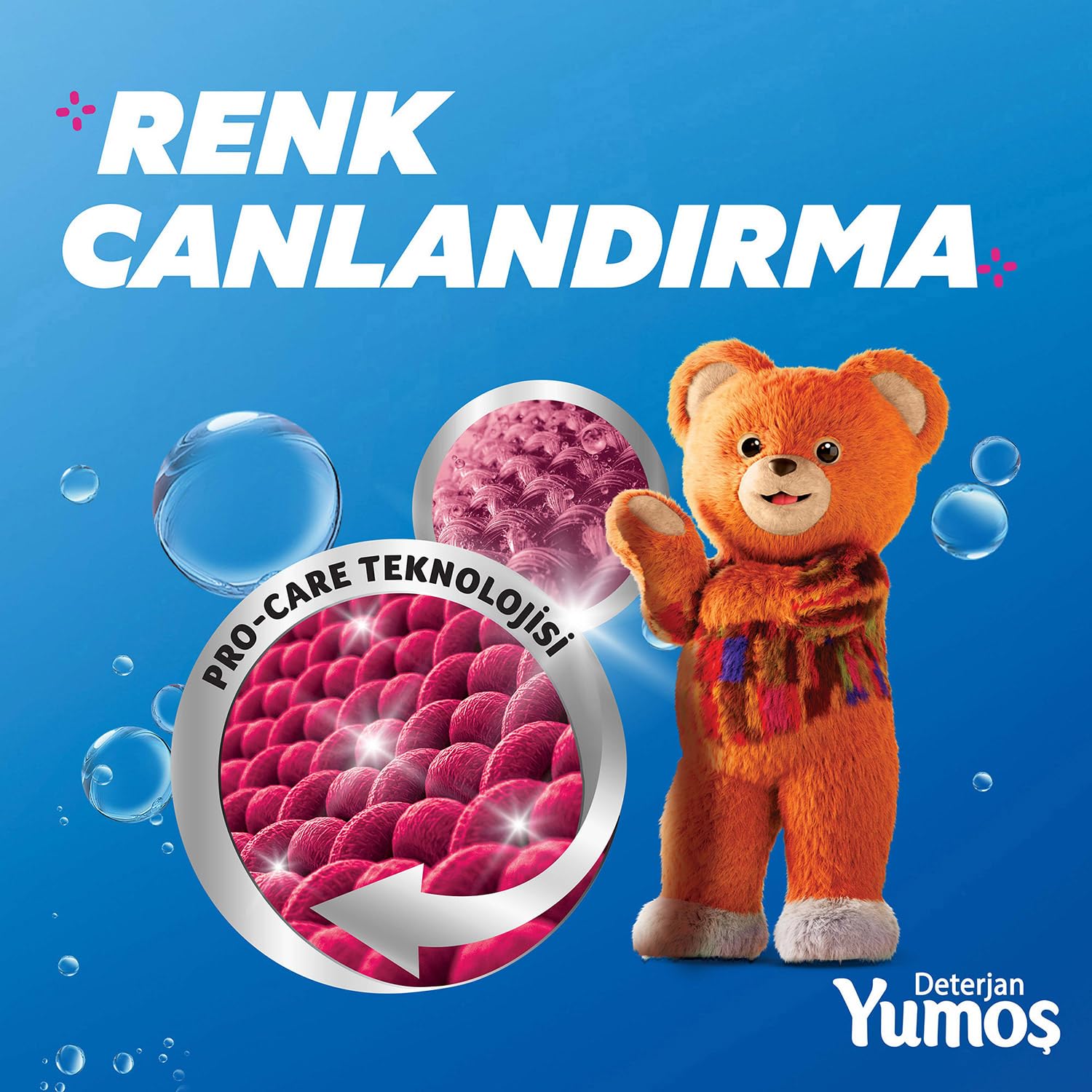Yumoş Sıvı Bakım Deterjanı Renkli 30 Yıkama 1500 ml