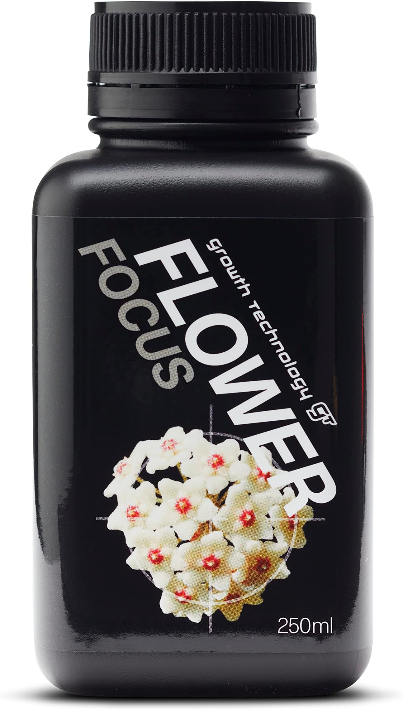 Growth Technology GT Flower Focus Liquid Plant Food for Indoor Houseplants and Outdoor Gardens – Supports Blooming, Healthy Foliage, Tropical Plants, Hydroponic, and Potted Care – 8.5 fl oz (250 mL)
