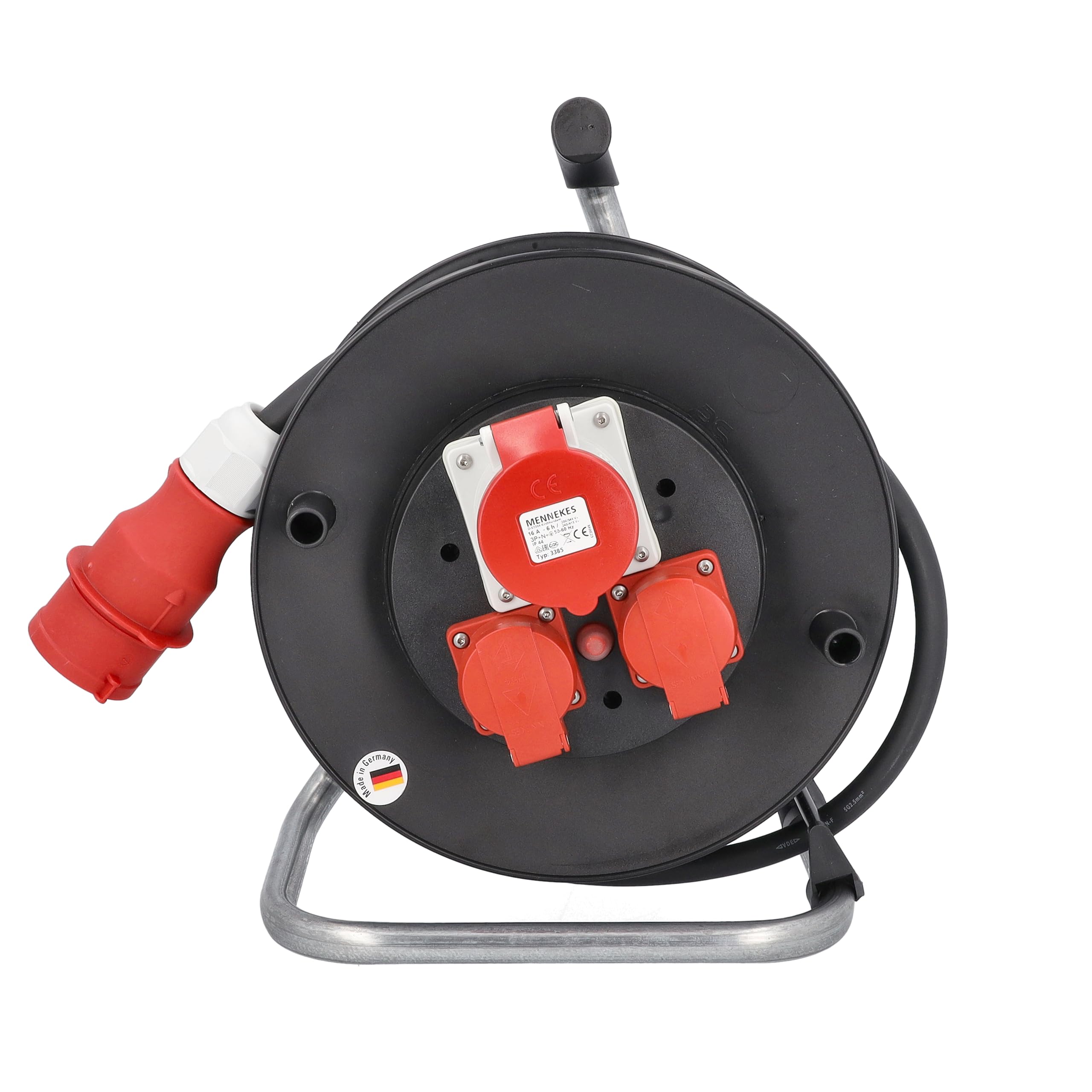 Prolunga 30 Metri Da Esterno As - Schwabe Xperts CEE H07RN-F 5G2,5 Con Spina CEE 400 V, 5 Poli, 2 Prese Di Contatto Di Protezione Da 230 V, 1 Presa CEE 400 - Foto 10