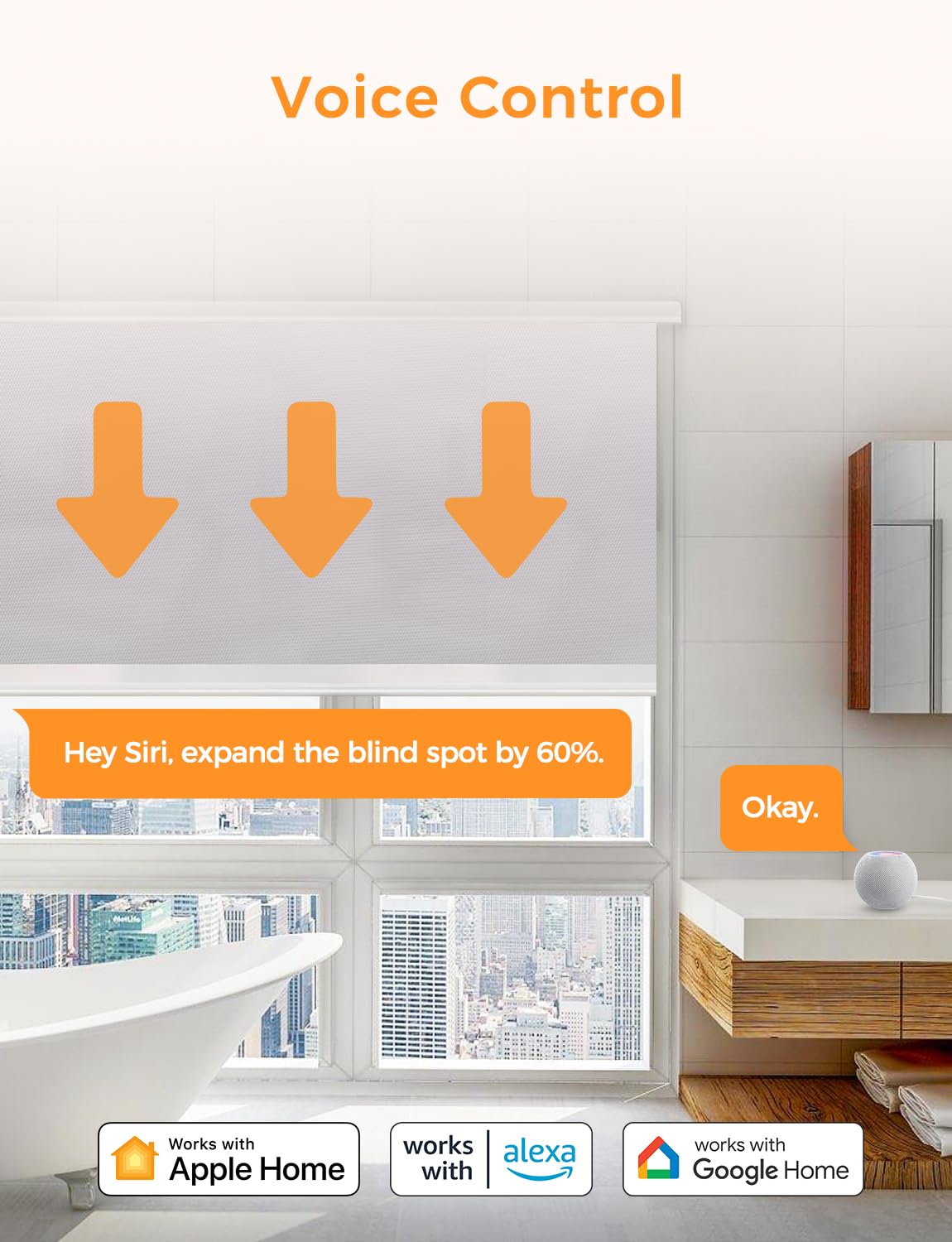 Refoss Interruptor de Persianas WiFi con Apple HomeKit, Interruptor de Cortina Táctil Inteligente con Control Porcentual y Temporizador, LED Controlable, Compatible con Siri, Alexa, Google, 2 Piezas