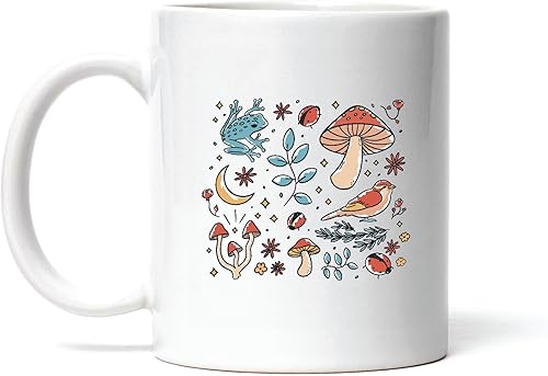 Forest Themed Gift Ideas Unique Present for Nature Lovers 11oz 15oz White Coffee Mug