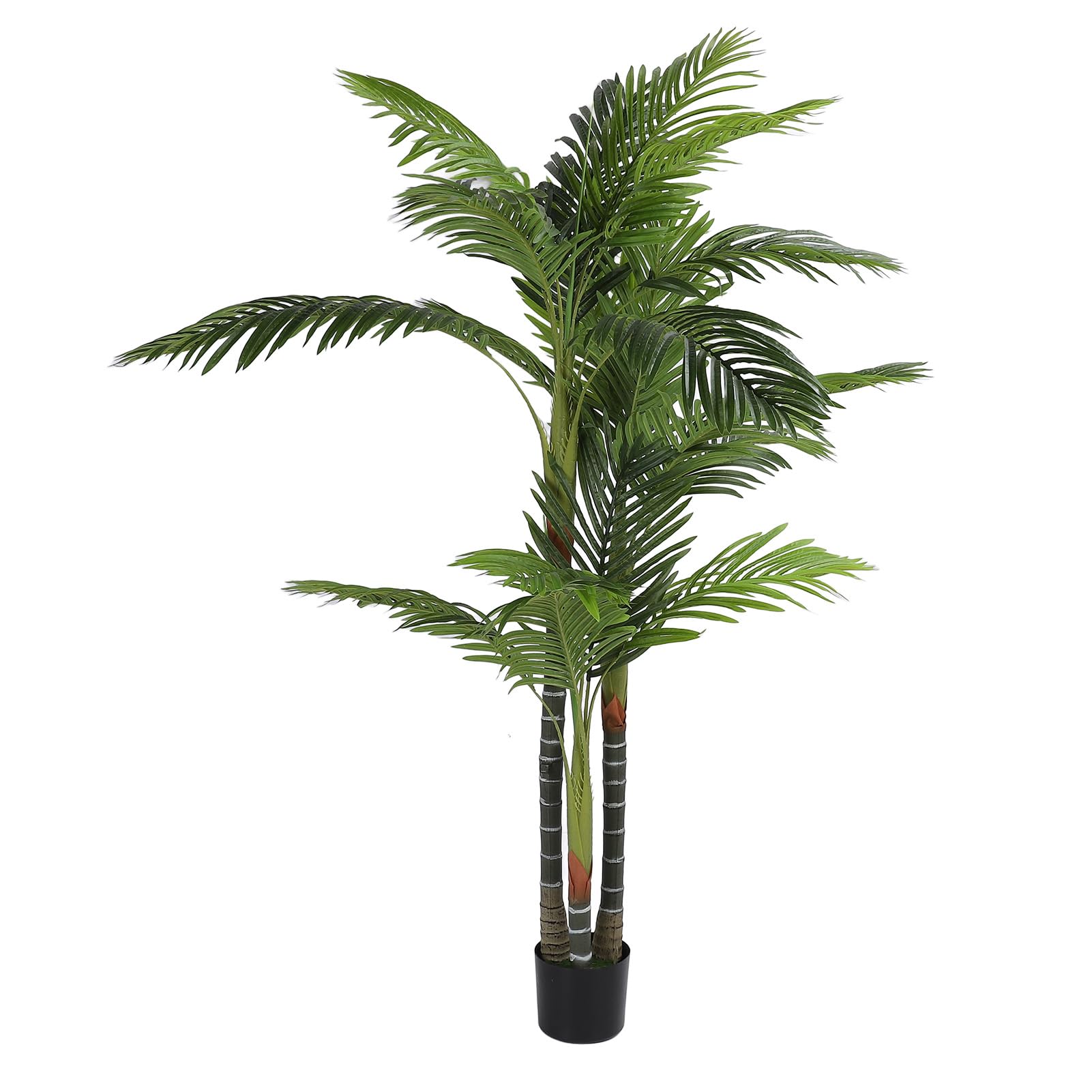 Palmier artificiel haut de gamme faux arbre tropical avec pot inclus