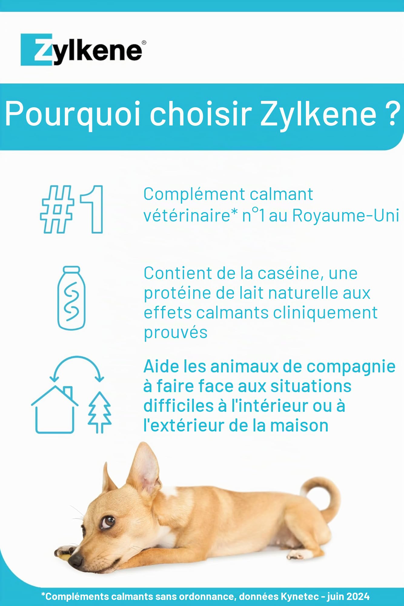 Vetoquinol Zylkène 75mg 20 gélules