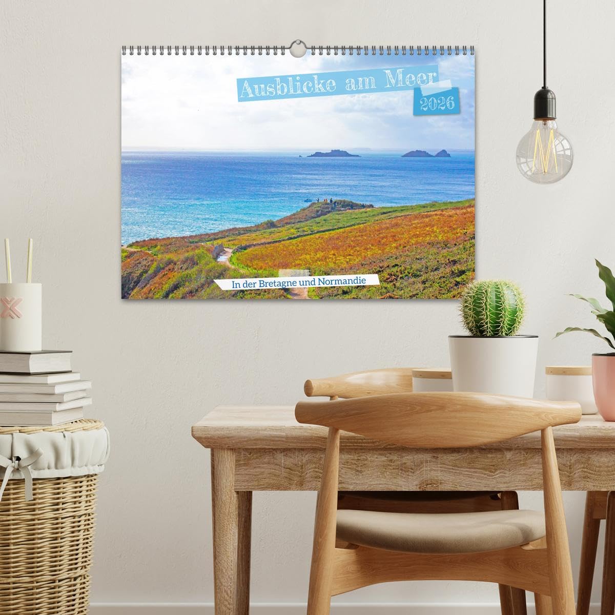 Ausblicke am Meer in der Bretagne und Normadie (Wandkalender 2026 DIN A3 quer), CALVENDO Monatskalender: Eine Reise für alle die Sehnsucht nach dem Meer haben.