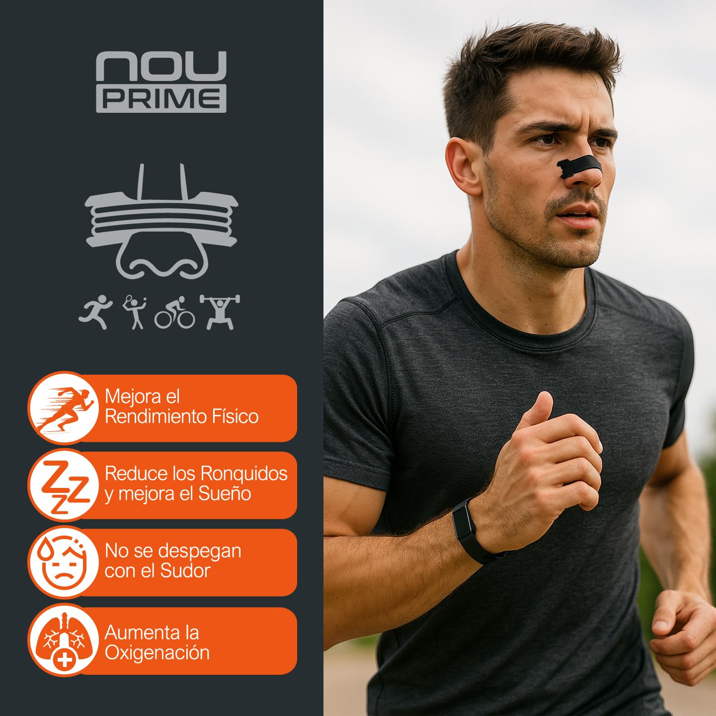PACK PREMIUM 60 Tiras Nasales Antironquidos Para Dormir Breathe Right Tiras Nasales Ronquidos Soluciones Tiritas Nariz Respirar Mejor Por La Nariz Tiras Antironquidos Nasal Strips Dejar De Roncar