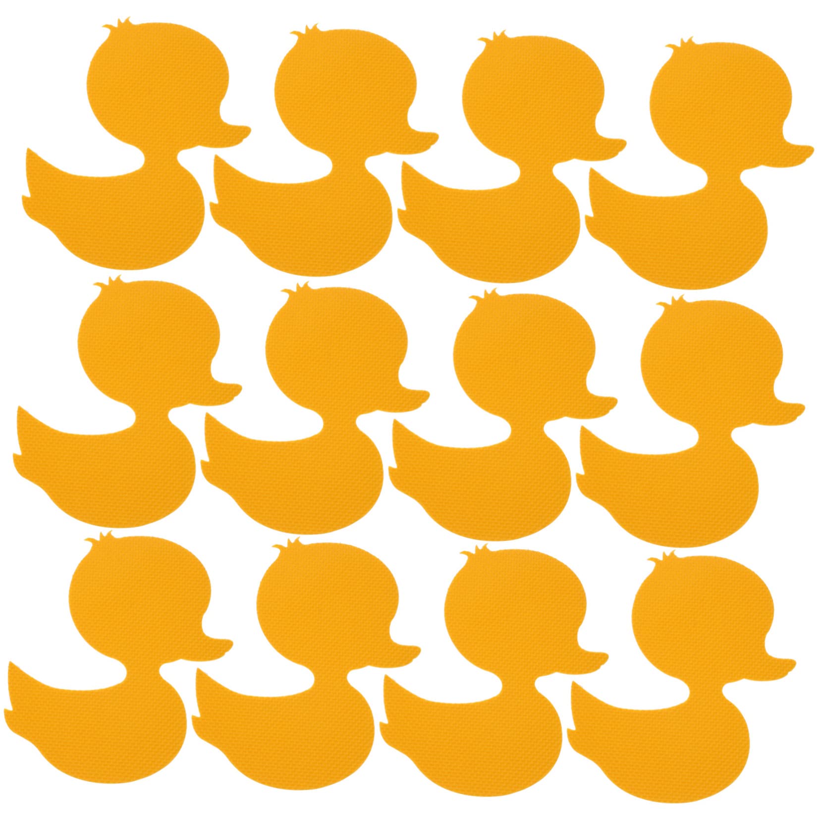 Cabilock 12pcs Cartoon Duck Non Slip Bathtub Stickers Adhesive Safety Decals for Shower Easy to Use Attractive Design for Home Bathroom Kitchen Pool