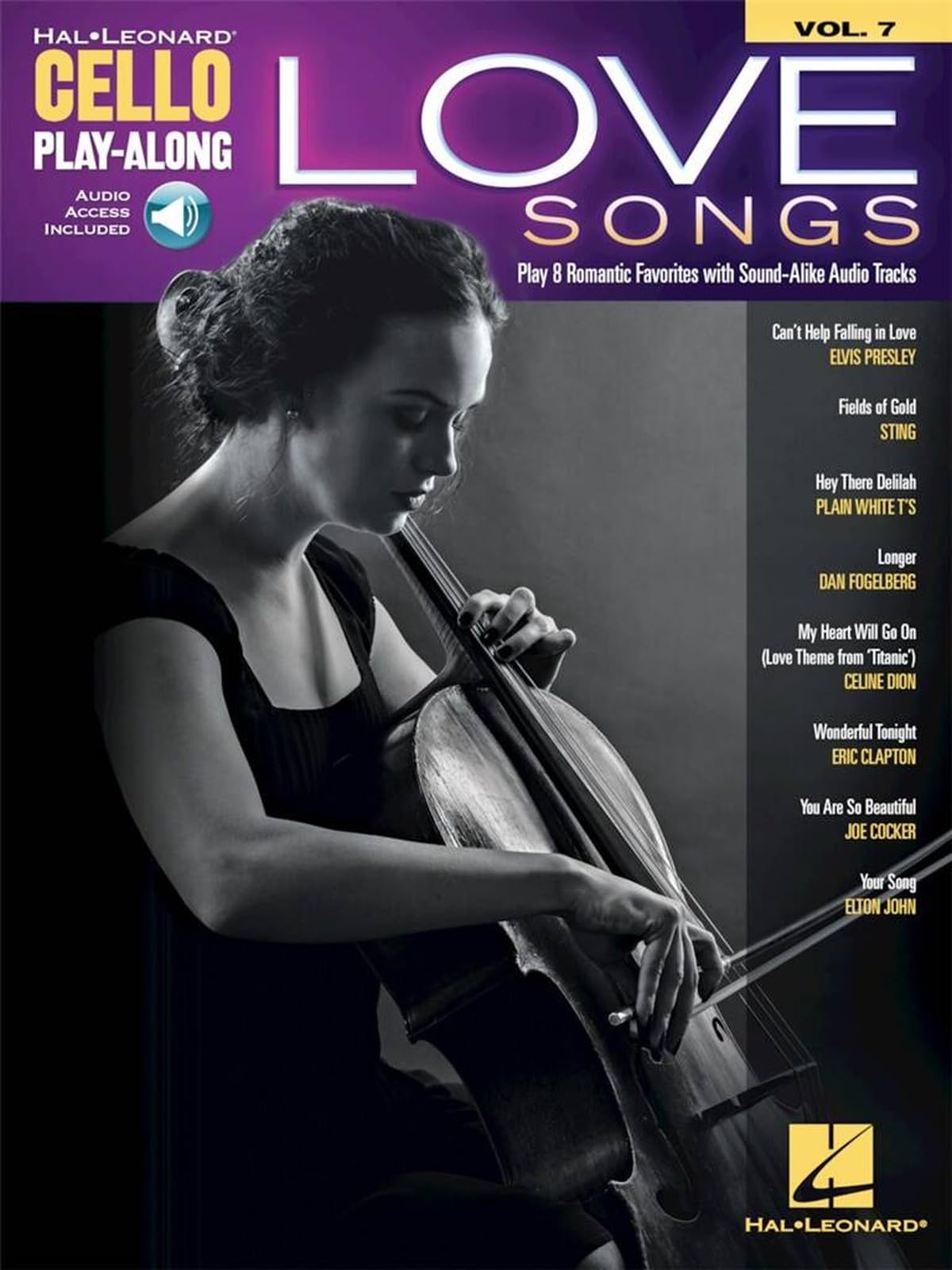 Love Songs : Cello Play-Along Volume 7
