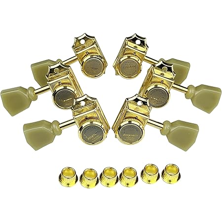 Amazon.com: KAISH 3x3 Vintage Style Guitar Locking Tuners Guitar Tuning ...