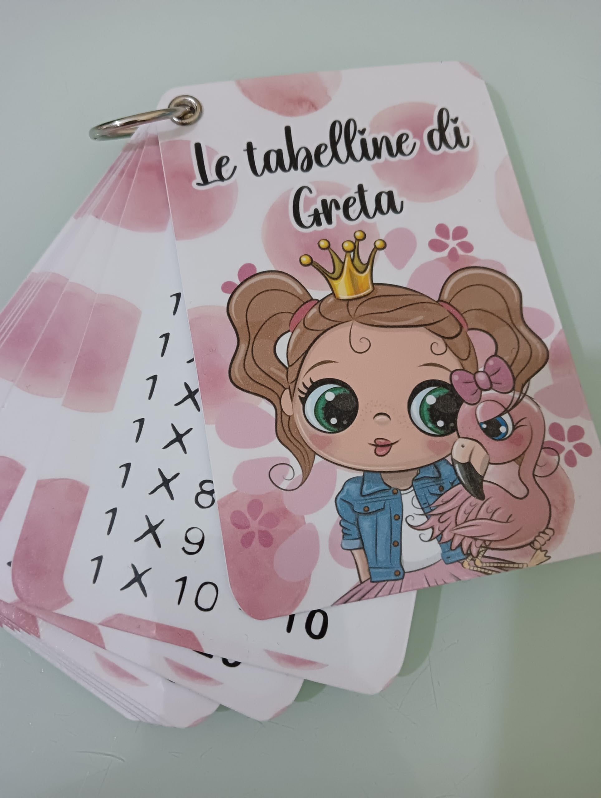 Tabelline bimbi PLASTIFICATE