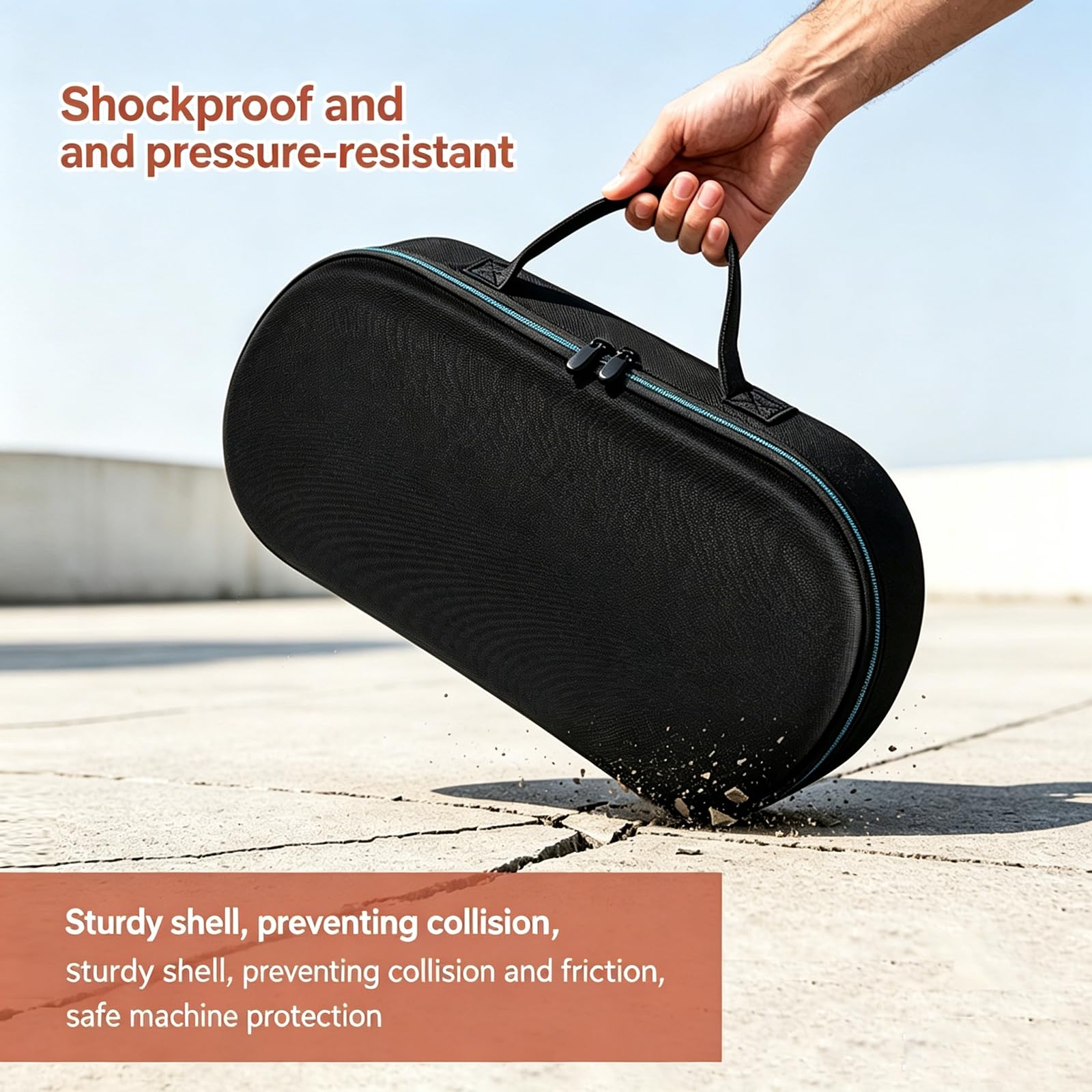 Funda de transporte compatible con Dy-Son Supernic Travel/HD19, tela Oxford impermeable, a prueba de golpes y resistente a los arañazos, bolsa de almacenamiento de viaje para secador de