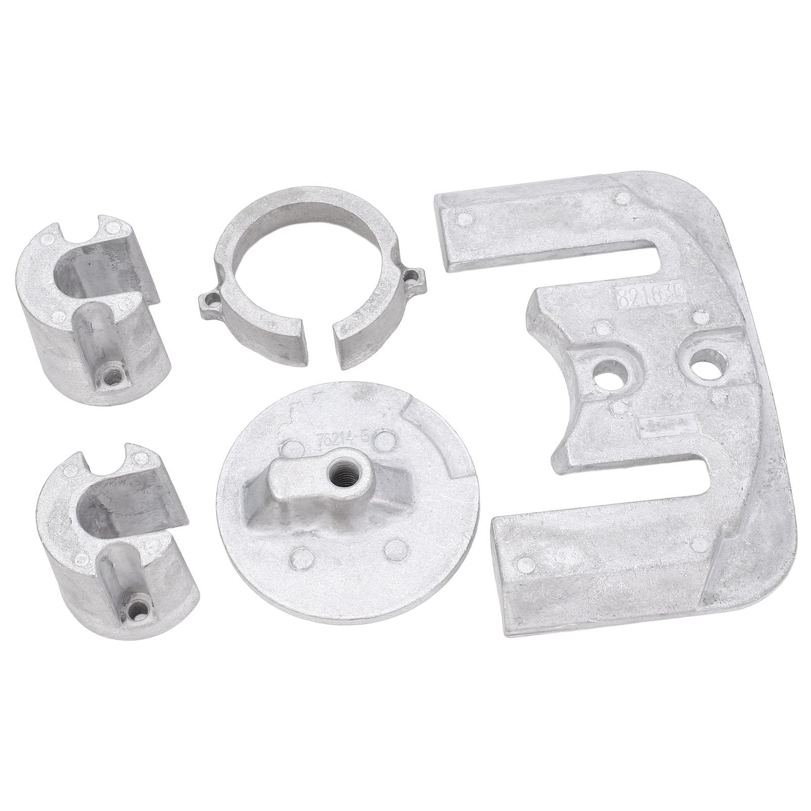 Kit di Anodo in Alluminio 22 Pezzi per Bravo Drive (1988 e Nuovi) Protezione Corrosione Superiore