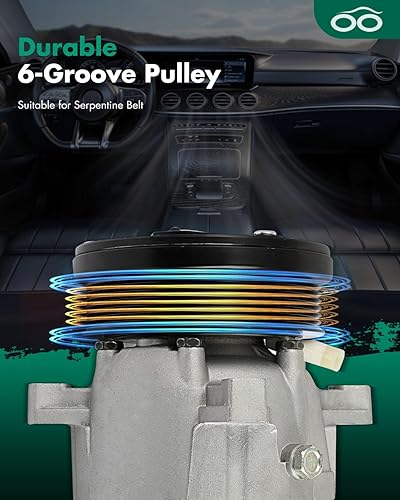 Miniatura 5 de SCITOO Compresor de CA 1995-2002 apto para P-ontiac Firebird Ch-evy Camaro CO 20454C