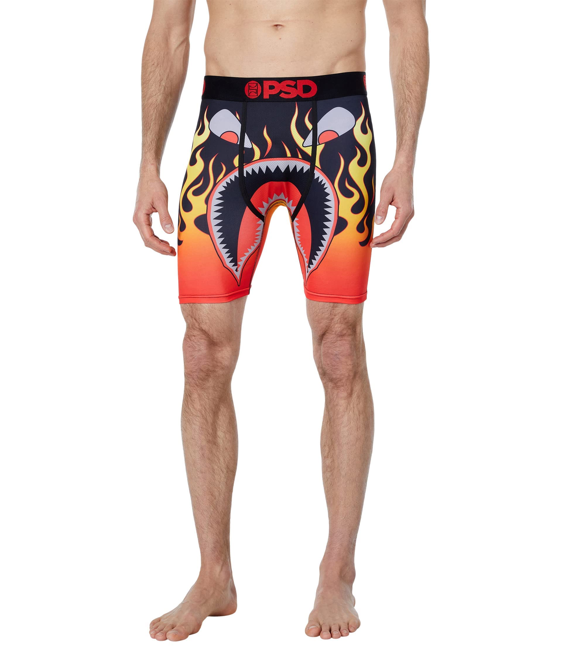 Men's Warface Flames Boxer Briefs, Multi, XL