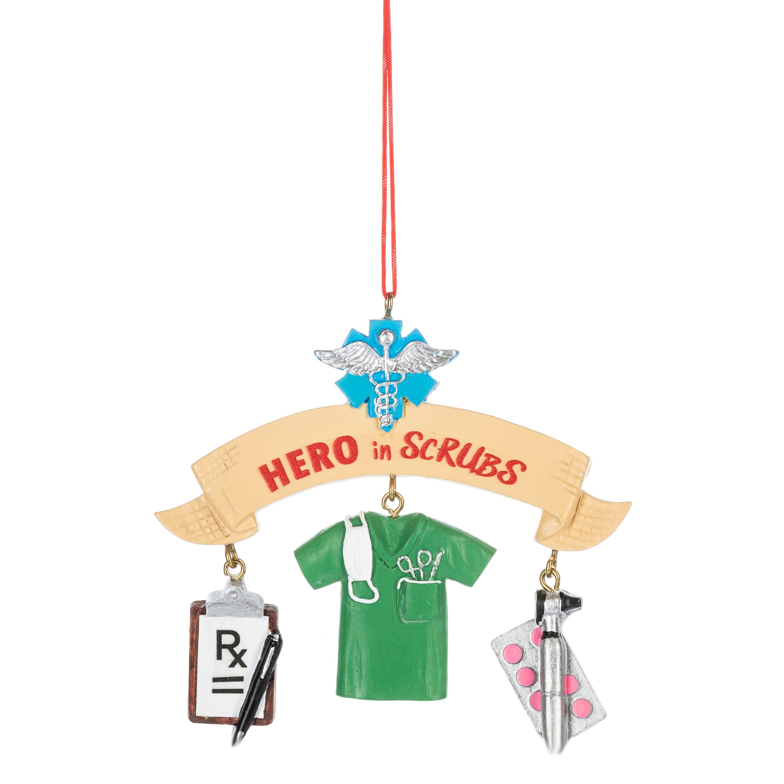 Décoration de Noël en résine Héros dans les gommages Ganz 10cm