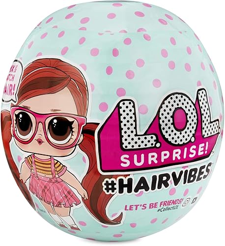 Miniatura 18 de LOL Surprise Hairvibes Muñecas con 15 sorpresas, incluyendo muñeca ultra rara, atuendo, par de zapatos, accesorios, botella, peinados para mezclar y