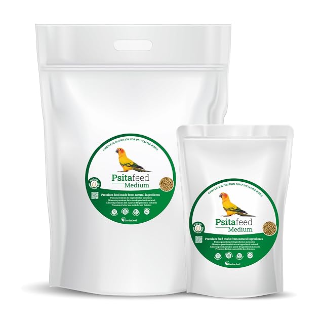 Foto 4 de 5 de Psitafeed Medium - Pienso con Proteína de Insecto para Ninfas y Loros Medianos 1 kg con Manzana, Naranja…