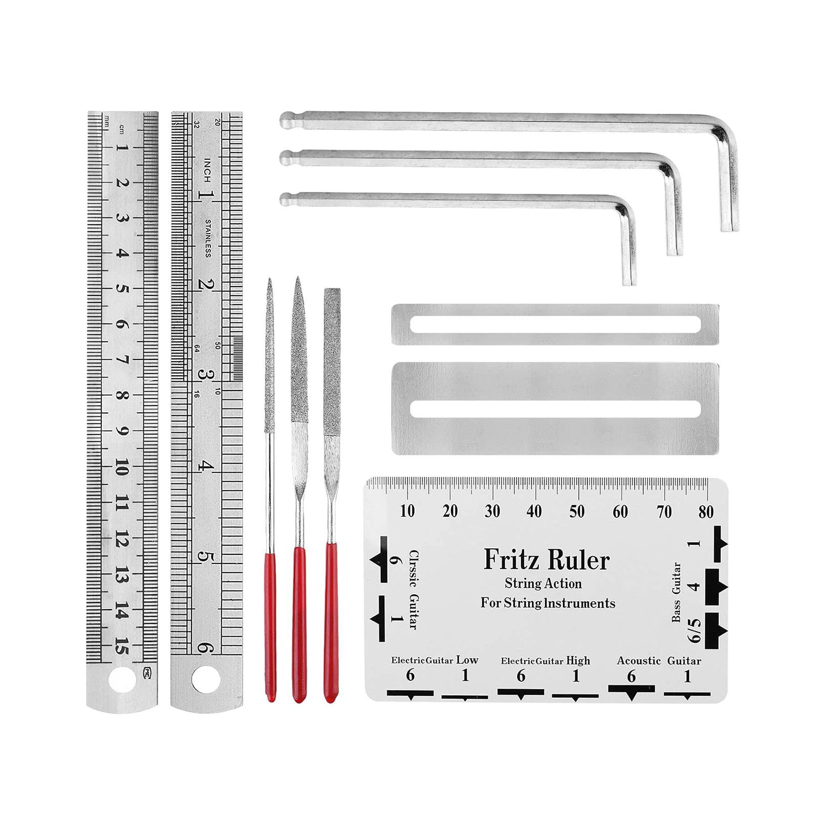 Kit D'outils pour Guitare, Fournitures, 20 Pièces : Outils D'installation pour Cordes de Guitare, Banjo, Guitare Acoustique, Basse