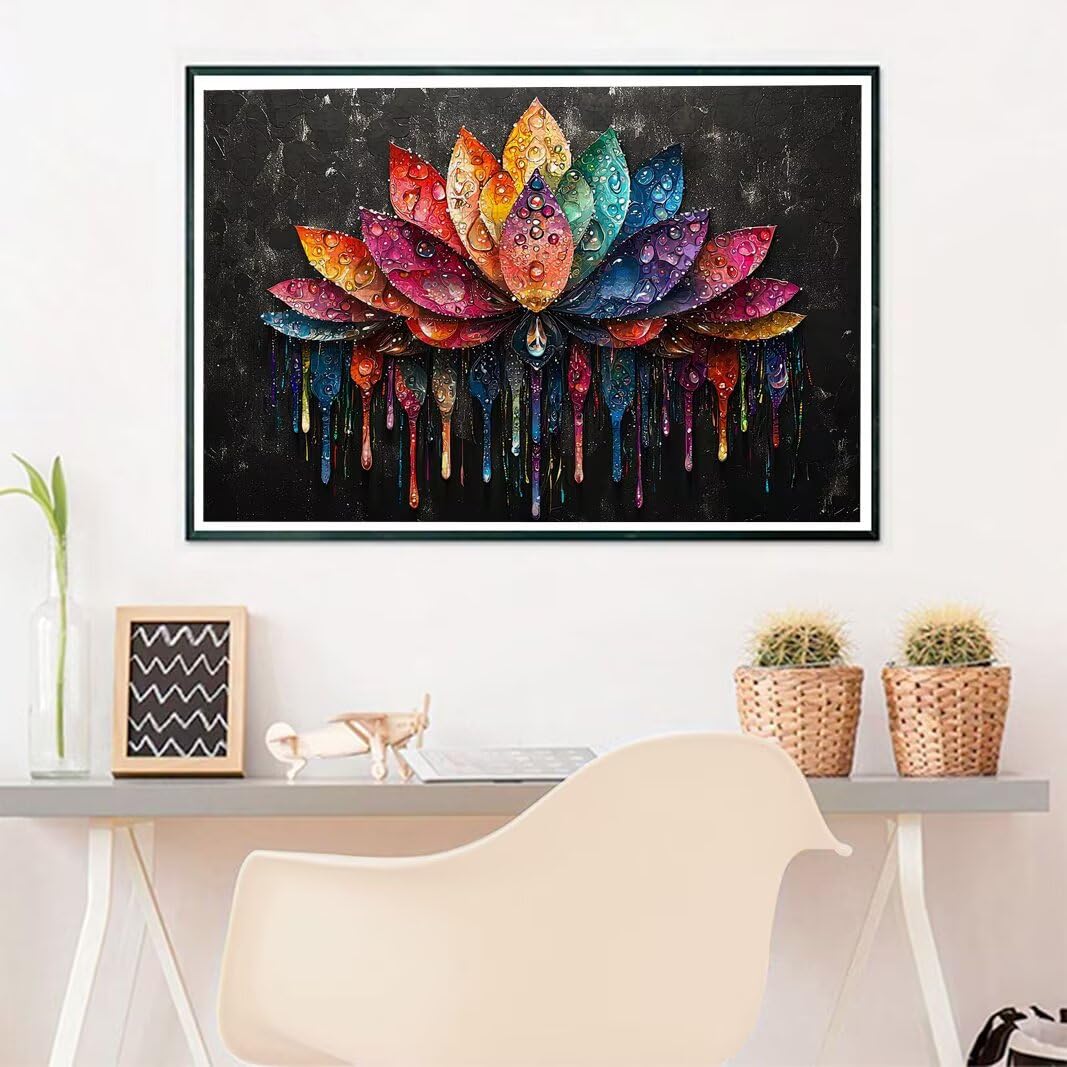 Puzzle 2000 Pezzi Arte per Adulti e Ragazzi, Puzzle Fiori in Legno per Adulti, Puzzles 2000 Pezzi Mandala Impegnativo per Tutta la Famiglia, Puzzles con Scatola per Decorazioni Casa, Regalo, -7049