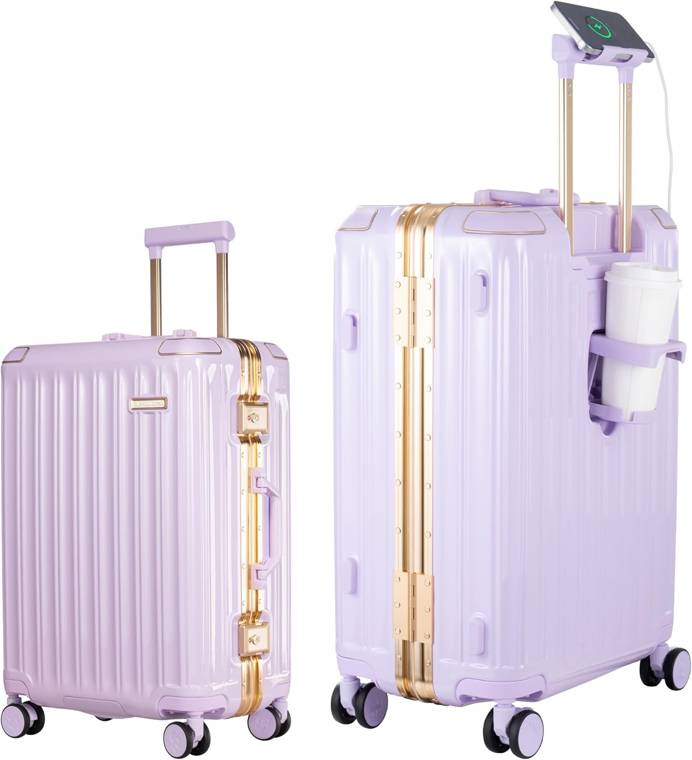 ❤️新品❤️スーツケースアルミフレーム キャリーケース 機内持込可USB充電口白 pp31671-01.jpg