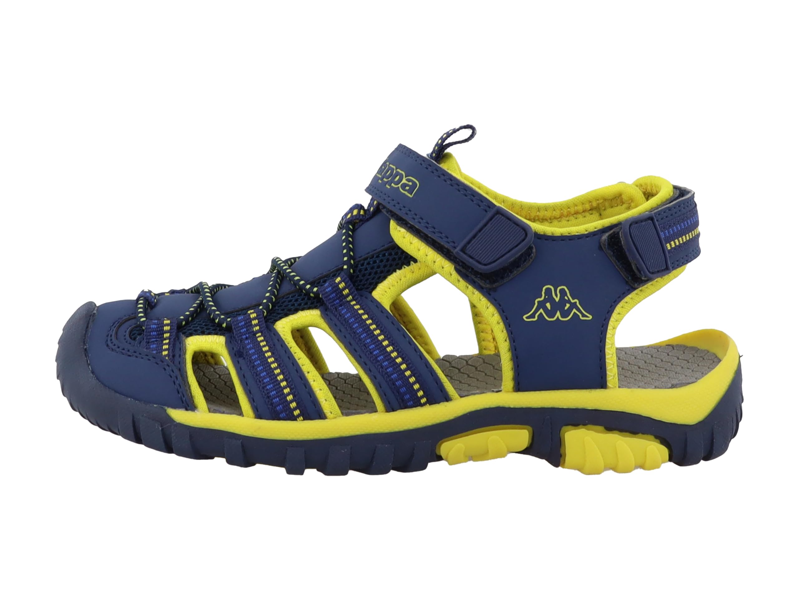 Supremo - Kappa 95K0393001 Sandals, Navy-Yellow, 36 EU