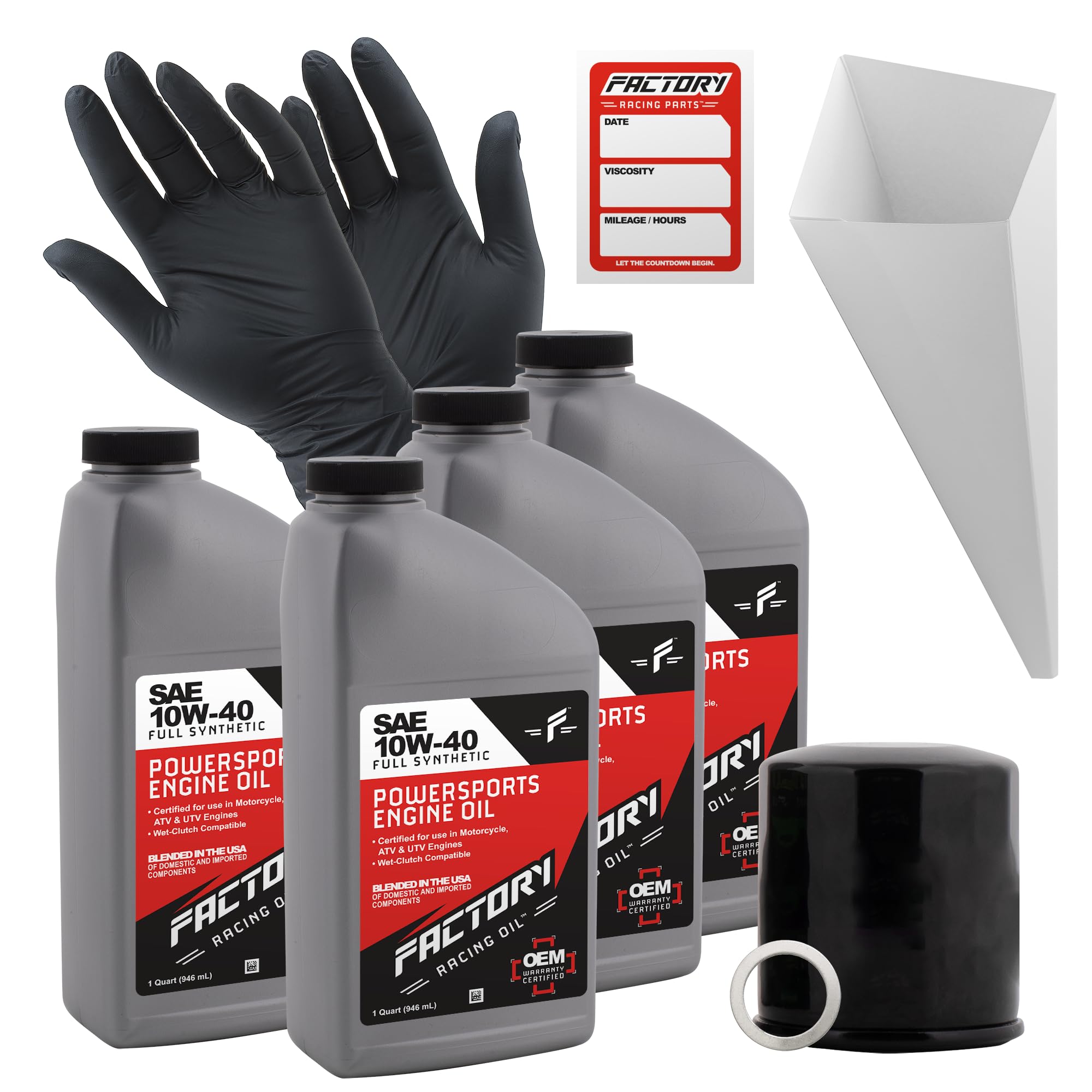 Amazon.com: Factory Racing Parts Oil Change Kit compatible with