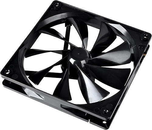 Vista 17 de Thermaltake 7.874 in Pure 20 Series LED azul silencioso alto flujo de aire alto rendimiento fácil instalar caso ventilador CL-F016-PL20BU-A