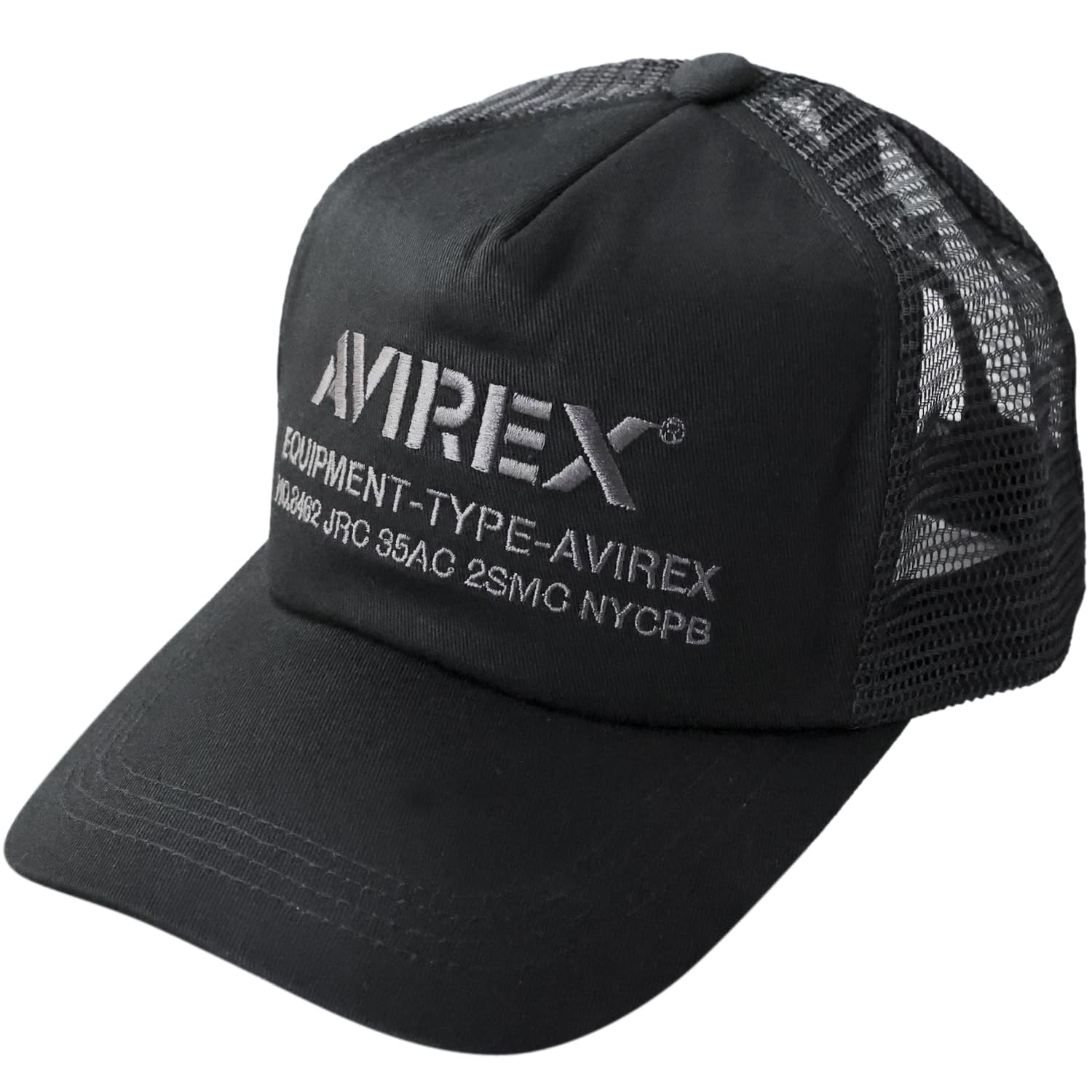 AVIREX アヴィレックス 2サイズ展開 スタンダード ミリタリー メッシュキャップ XL LL 大きいサイズ 帽子 キャップ メンズ ビッグ ベースボール アメカジ 夏 深め - 1