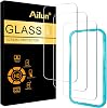 Ailun paquete de 3 protectores de pantalla para iPhone 17 Pro, vidrio templado | 6.3 pulgadas, protección de sensores, compatible con Dynamic Island, compatible con fundas, marco de instalación 1