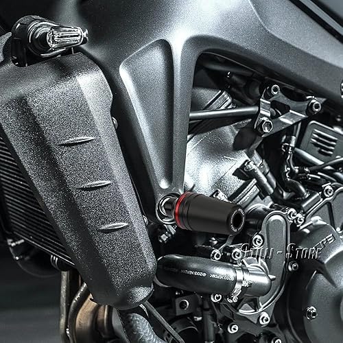 Miniatura 6 de Protector deslizante de marco de motocicleta compatible con Yamaha MT-09 MT 09 SP 2021-2023 Carenado Protección contra caídas Protector de motor
