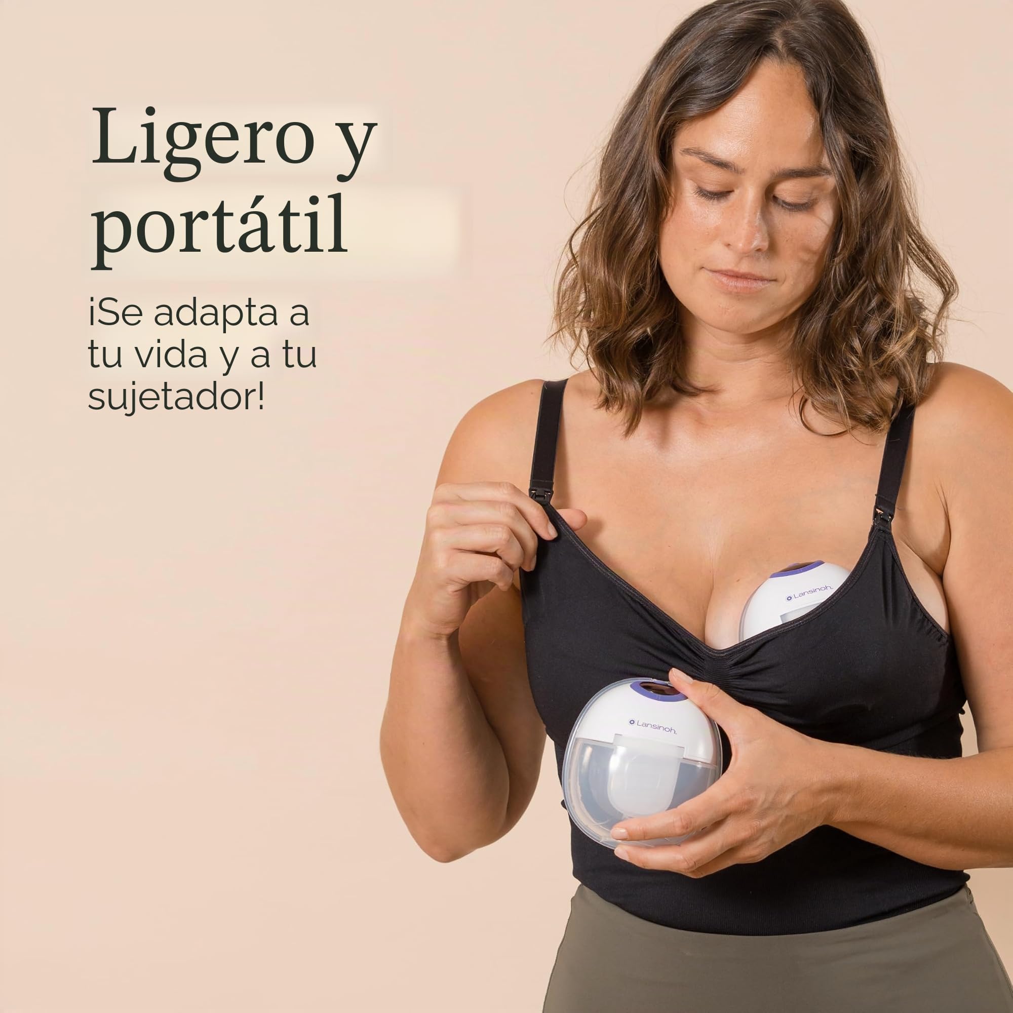 Lansinoh I - Sacaleche doble manos libres