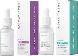 Scientistry Face Serum Combo - Anti Acne and Skin Brightening Face Serum I Exfoliates, Reduce Spots, Skin Repair I Encapsulated Niacinamide I for Glowing Skin for Women & Men I 30 ML – Pack of 2