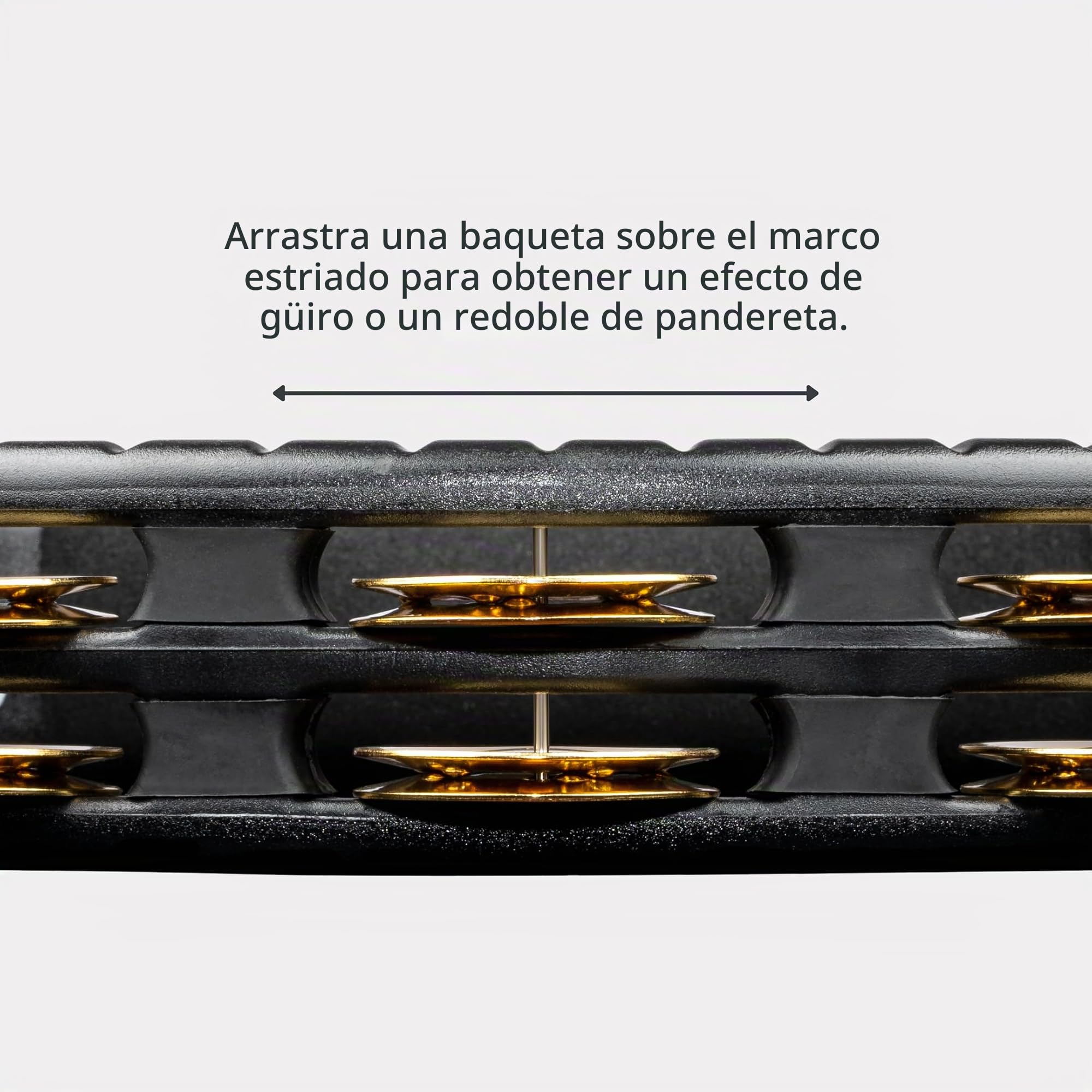 Meinl TMT1B-BK - Pandereta, Lunas negras
