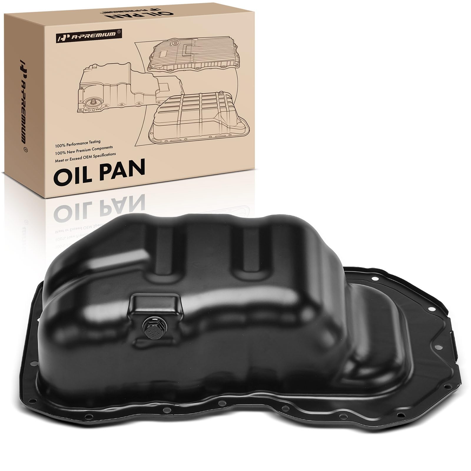 Amazon.com: A-Premium Engine Oil Pan Sump with Drain Plug