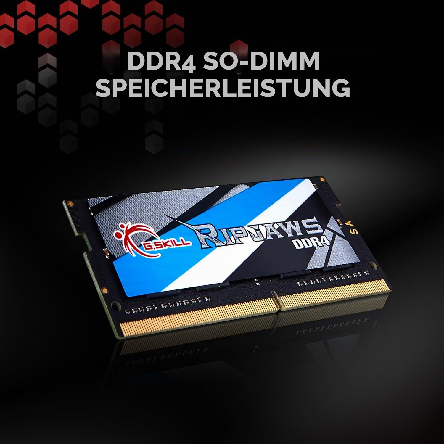 G.Skill SO DDR4 16 GB PC 3200 CL22 Kit 2x8 GB 16GRS 1,2V 16 GB 3.200 MHz 1,2 V 2 8