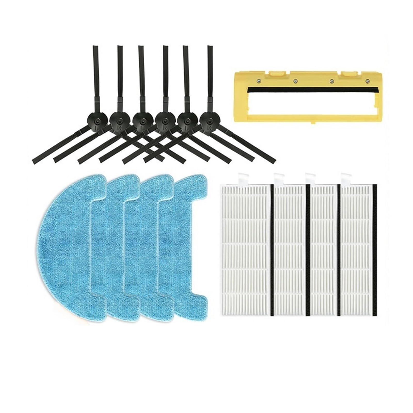 Kit Accessori Ricambio Per Robot Aspirapolvere ILIFE – Filtro HEPA, Spazzole Laterali, Mop E Motore – Compatibile Con A4S, A6, X620, T4, A40, A4 - 2