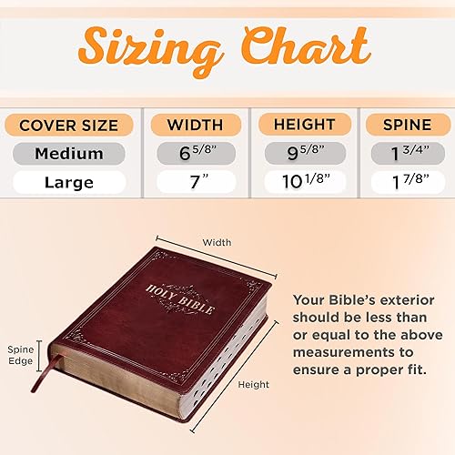 Miniatura 6 de Funda de piel sintética para biblia  Regalo de arte cristiano para hombres y mujeres