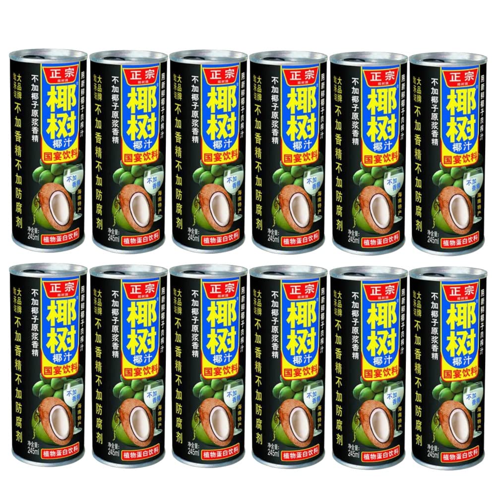 Amazon.co.jp: 椰樹牌椰子汁【12缶セット】 ココナッツミルクジュース