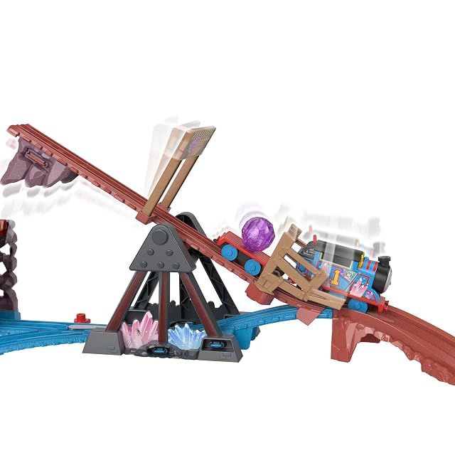 Foto 3 de 6 de Fisher-Price Thomas y sus Amigos Circuito de tren motorizado, aventura en las cuevas de cristal con Thomas