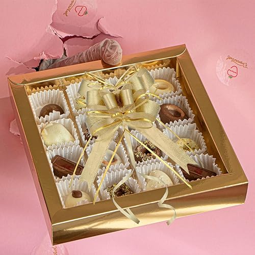 Miniatura 41 de WEWILUCK Lazos de regalo para regalos, lazos rosas para envolver regalos, lazos de regalo con cinta para bodas, despedidas de soltera y decoración