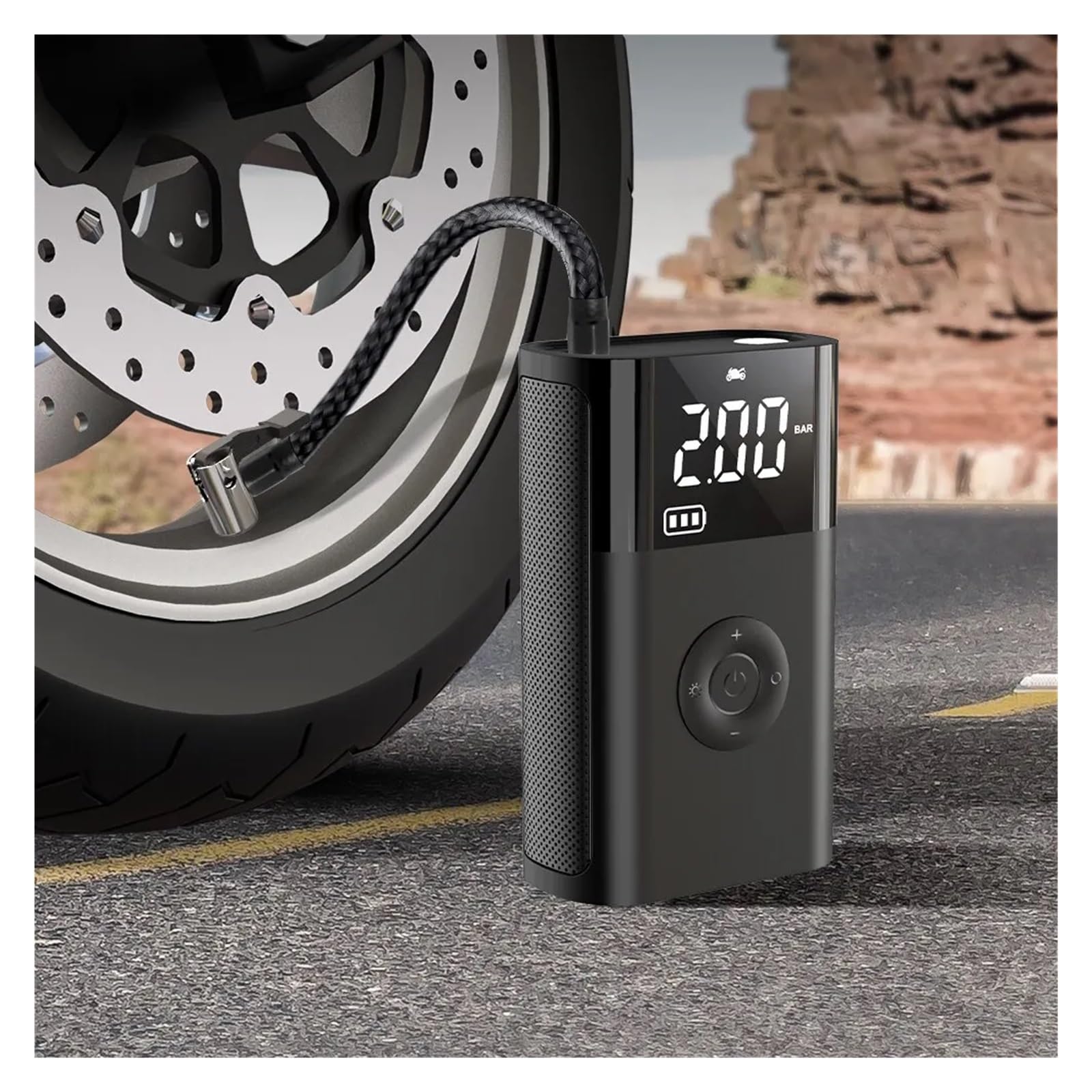 Mini Sprężarka Powietrza 12V 150PSI Przenośna Elektryczna Pompa Inflator Opon Samochodowych Do Motocykla Napełniania Rowerowych Szybki Użyciu