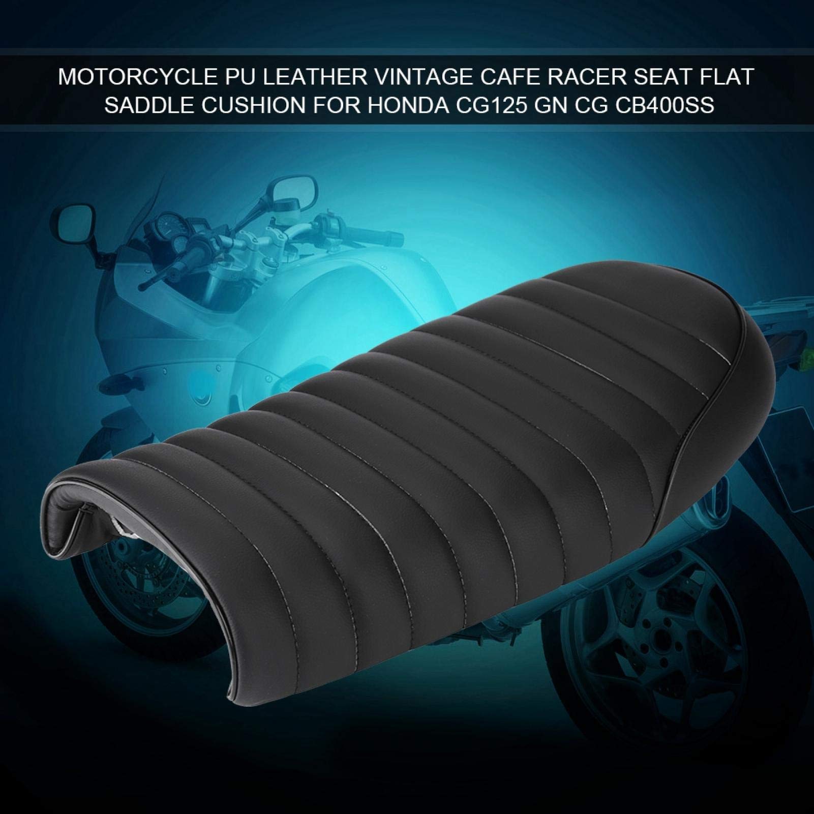 Sella KIMISS Cafe Racer in Pelle PU per CG125 GN CB400SS