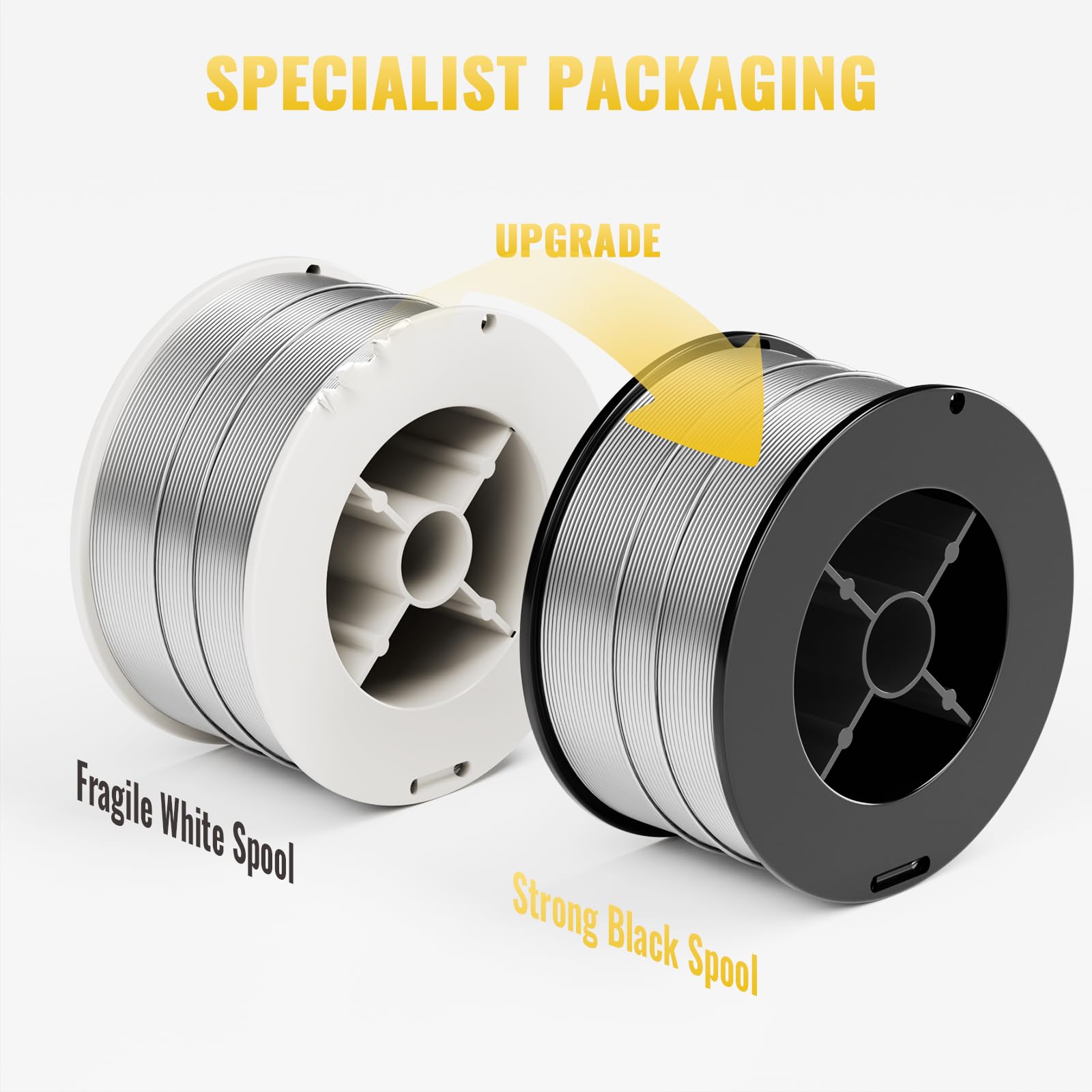 H HZXVOGEN 1KG 0.8MM Flux Core Welding Wire - Image 3