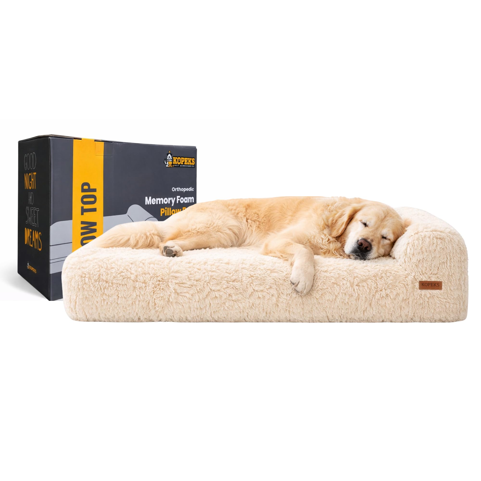 KOPEKS Orthopedic Memory Foam Dog Bed