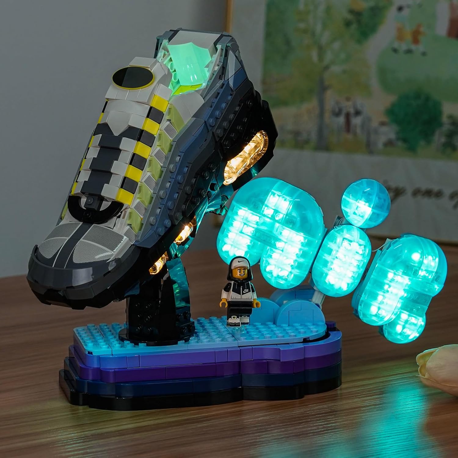 Upgraded Led Light Kit Compatible with LEGO x Nike Air Max 95 Building Set, Lights Decoration Compatible with LEGO 43025 (Model Not Included)